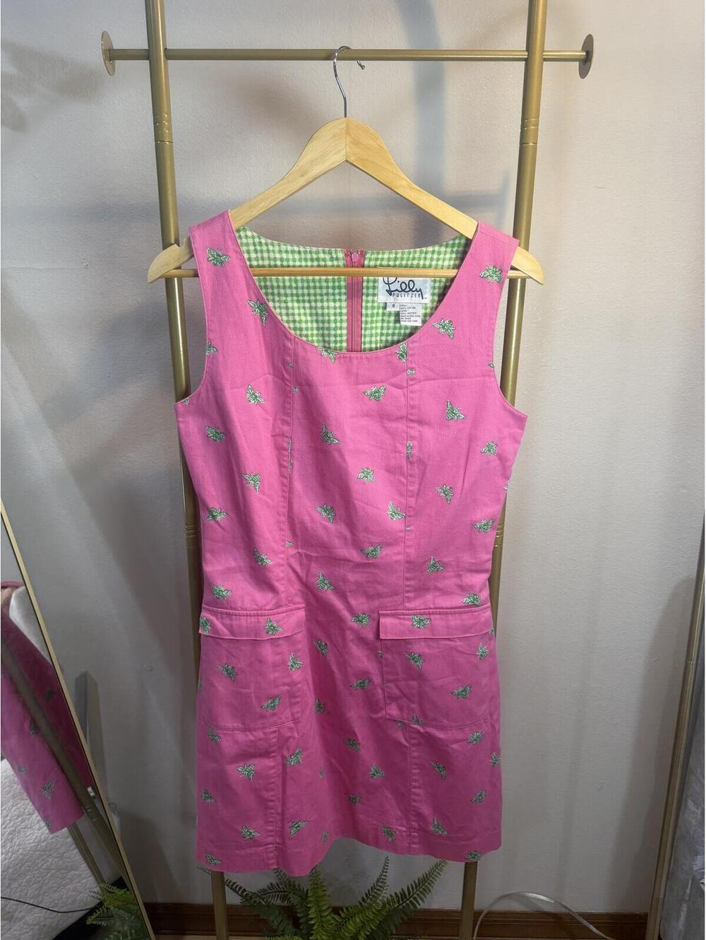 SIZE 8 Vintage Lilly Pulitzer dress bee full lining women 18